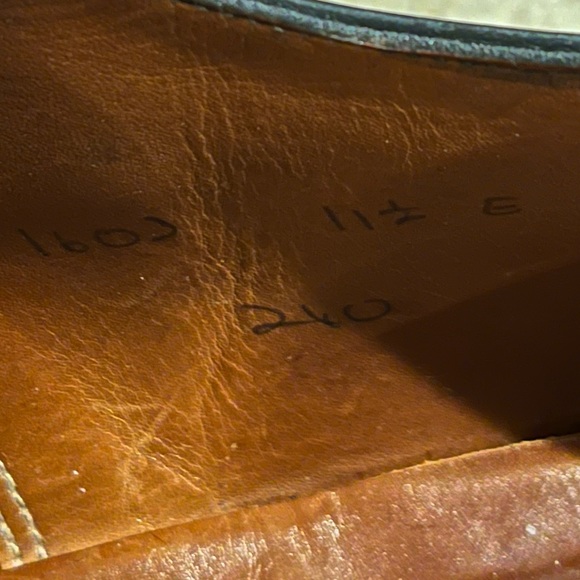 Brooks Brothers Peal & Co. Black Leather shoes - Men’s Size 11 1/2 E - Picture 14 of 14